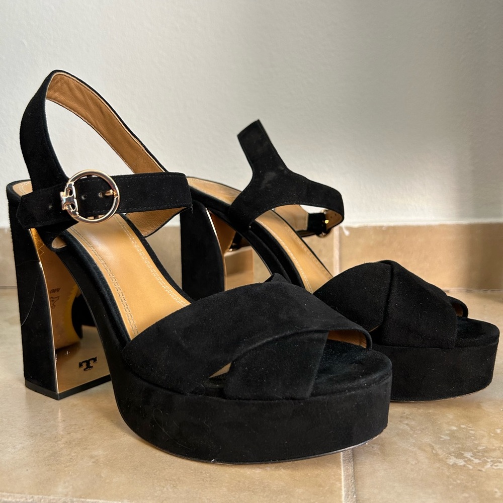 Tory Burch Black Platform Sandal